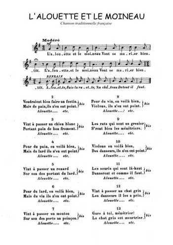 L'alouette et le moineau